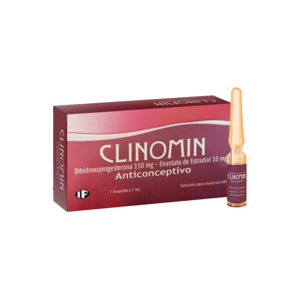 Clinomin Solución Inyectable – Caja 1 UN Anticonceptivo: Control Reproductivo Confiable