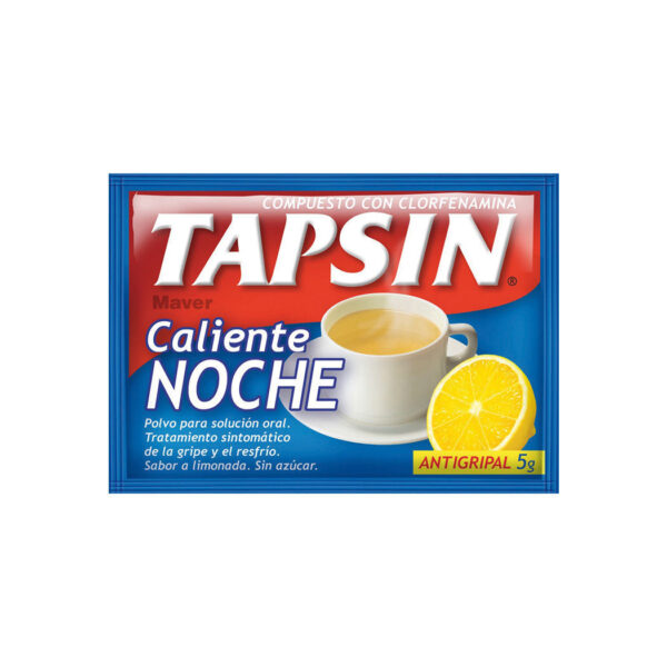 Tapsin Plus Caliente Noche Polvo para solución oral