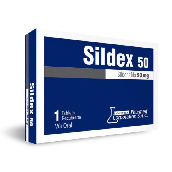 SILDEX 50 - SILDENAFILO 50 MG - 1 TABLETA RECUBIERTA